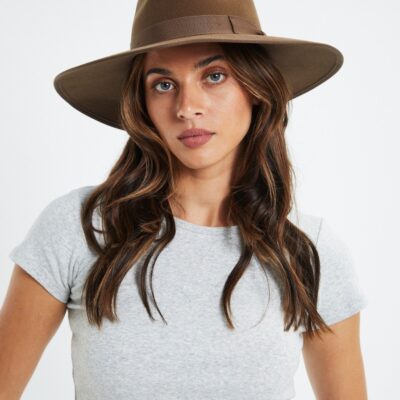 Online BRIXTON Jo Rancher Hat Desert Palm Brown