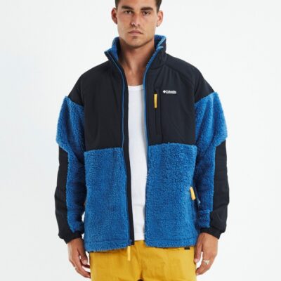 Hot COLUMBIA Ballistic Ridge Full Zip Fleece Impulse Blue