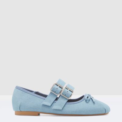 Hot THERAPY Mythos Ballet Flats In Denim