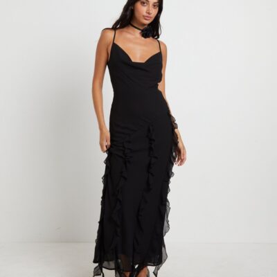 New CHARLIE HOLIDAY Cheyenne Maxi Dress