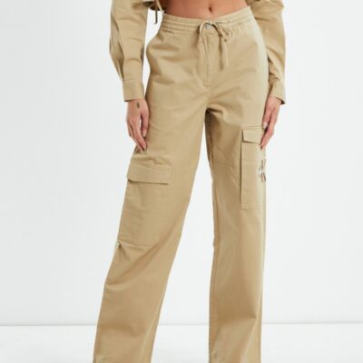 Best CALVIN KLEIN Archival Monologo Cargo Pants Nude