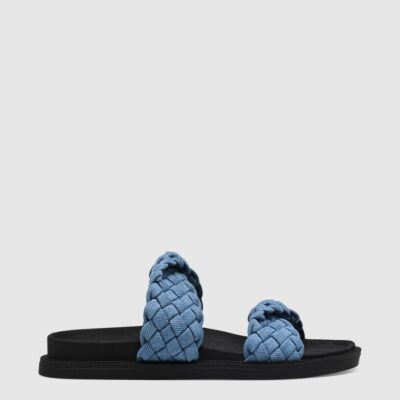 Clearance  THERAPY Evil Slides In Blue Denim