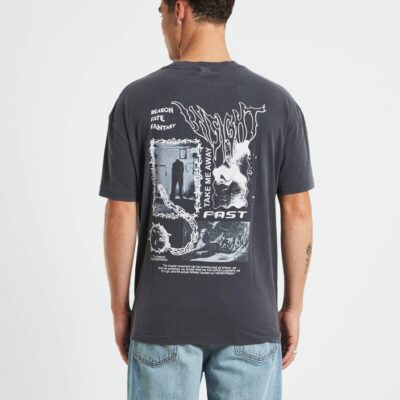 Clearance  INSIGHT Transform Short Sleeve T-Shirt In Vintage Black