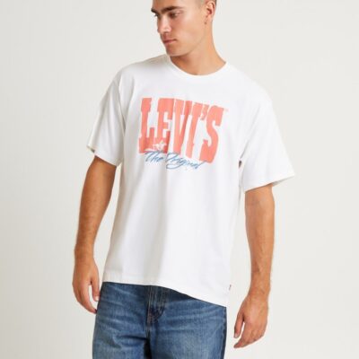 Clearance  LEVIS Vintage Fit Graphic T-Shirt White