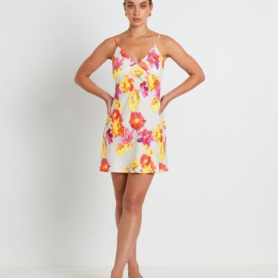 Hot STUDIO Rosalia Print Mini Dress In Assorted