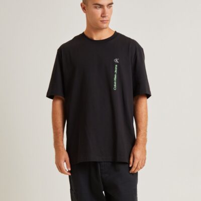 Online CALVIN KLEIN Vertical Institutional Short Sleeve T-Shirt