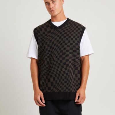 Hot INSIGHT Tripped Out Knitted Vest