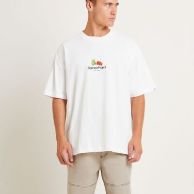 New SPENCER PROJECT Gummies Short Sleeve T-Shirt In White