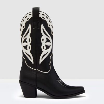 New THERAPY Chicago Boots Black/White