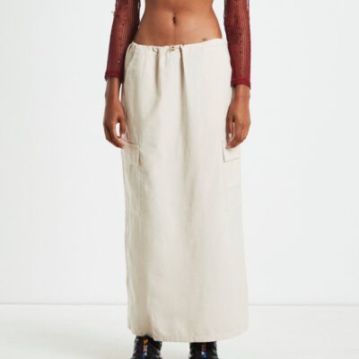 Wholesale ALICE IN THE EVE Nikita Parachute Maxi Skirt Cream