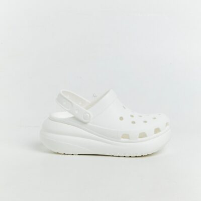 New CROCS Classic Crush Clogs White