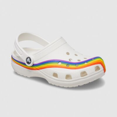 Best CROCS Classic Rainbow Dye Clogs