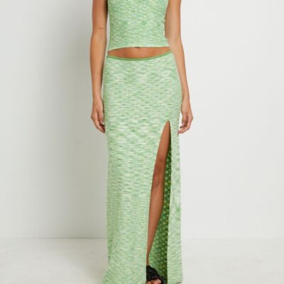 Online ALICE IN THE EVE Ombre Knit Maxi Skirt In Citrus