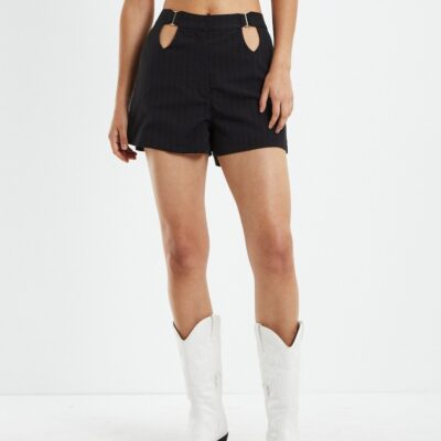 Clearance  ALICE IN THE EVE Maeve Cut Out Shorts Black