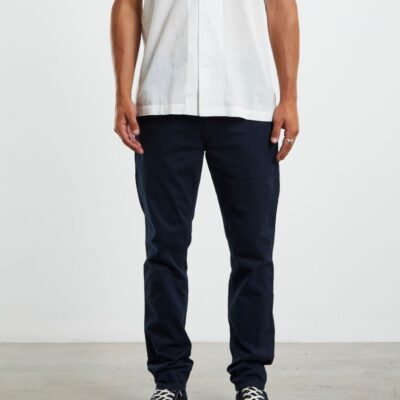 Clearance  ARVUST Preston Slim Chino Pants Navy