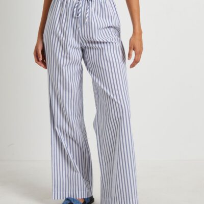 Online SUBTITLED Adeline Pants In White Stripe