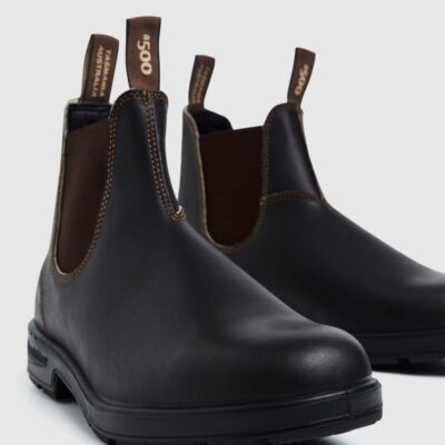 New BLUNDSTONE 500 Elastic Side Boots Brown