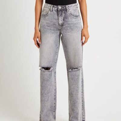 Online ONE TEASPOON Smoke Jackson Mid Waist Wide Jeans