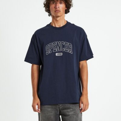 Wholesale SPENCER PROJECT Seattle T-Shirt Vintage Navy