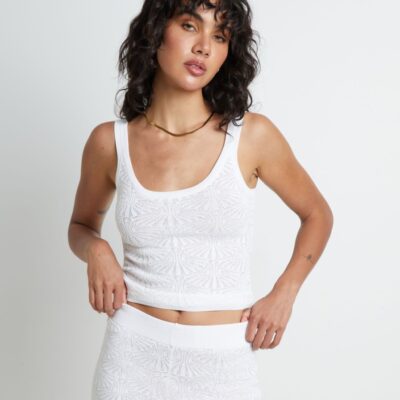 Hot SNDYS Josefina Top In White