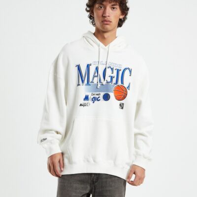 Hot MITCHELL & NESS Swish Hoodie Orlando Magic Vintage White