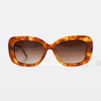 Best SHEVOKE Devon Snake Sunglasses Tort Brown