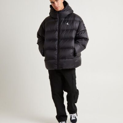 Wholesale CALVIN KLEIN Essentials Down Oversized Puffer Jacket Black