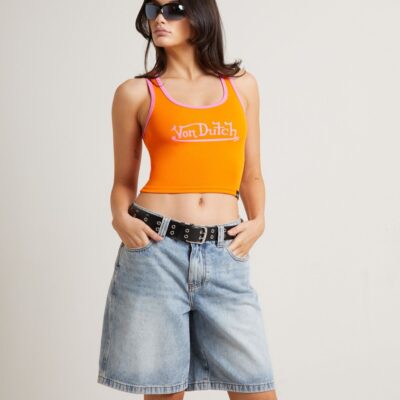 Best VON DUTCH Contrast Tank Top