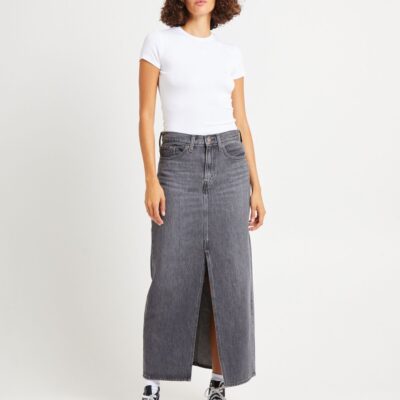 New LEVIS Ankle Column Maxi Skirt Adventure Seeker