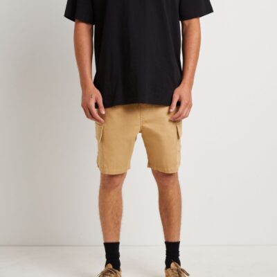 Clearance  TAIKAN Cargo Shorts In Tan