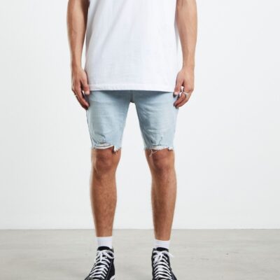 Clearance  INSIGHT Pistol Denim Shorts Break Blue