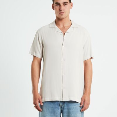 Hot INSIGHT The Reckoner Short Sleeve Shirt Stone