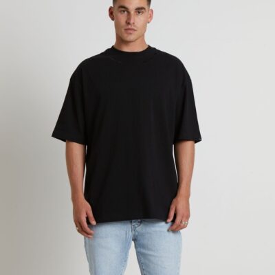 Hot STANDARD JEAN CO Choked Short Sleeve T-Shirt In Black