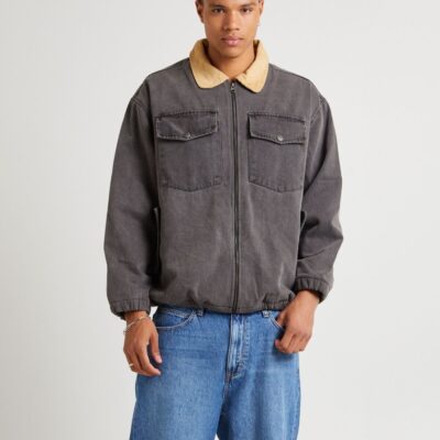 Best THE CRITICAL SLIDE SOCIETY Blackbird Denim Jacket Washed Black