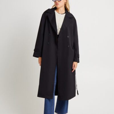 Hot SUBTITLED Tamika Trench Coat Black