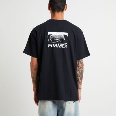 Online FORMER Fractional Short Sleeve T-Shirt In Black