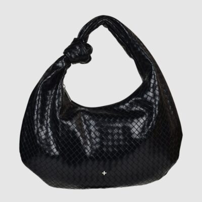 New PETA AND JAIN Evity Bag In Black Weave