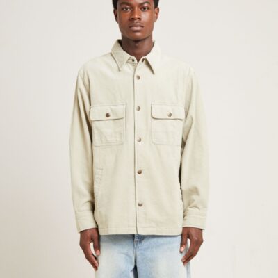 Online INSIGHT Conditions Cord Long Sleeve Overshirt Tan